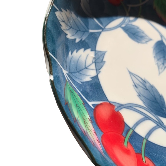 Williams Sonoma Salad Plates Cherries Made in Japan - Picture 4 of 6